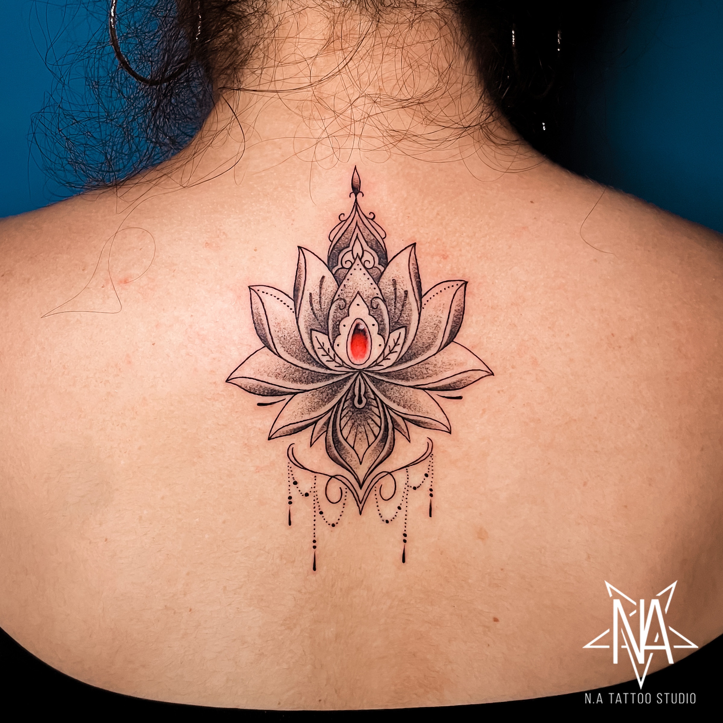 Mandala sleeve in progress